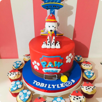 Tobi Paw Patrol Custom Cake